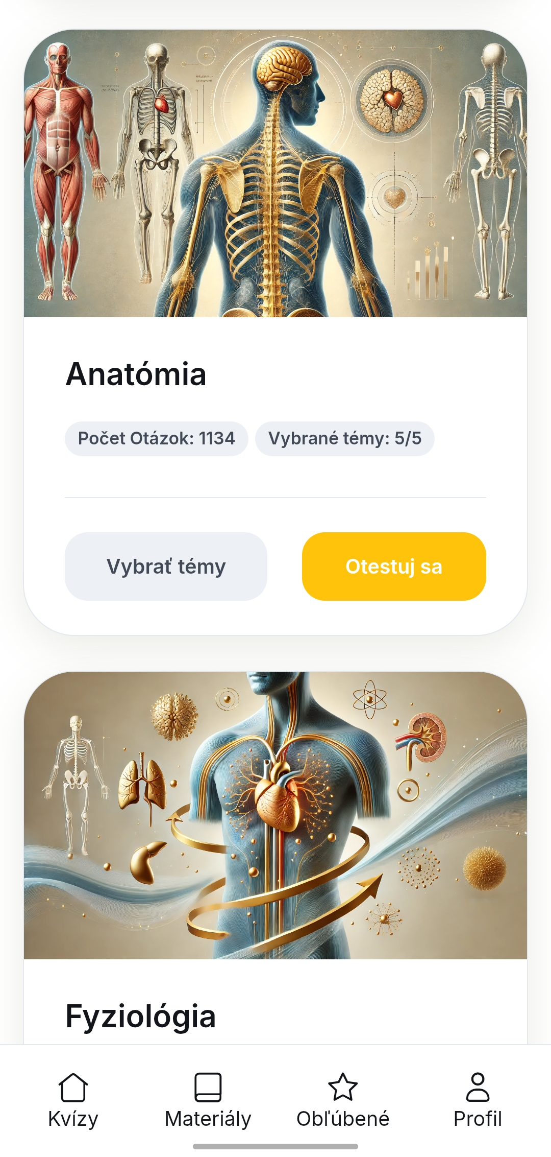 App screen